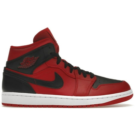 Jordan Men's 1 Mid Reverse Bred (2021) Basketball Shoes, from StockX