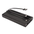 thumbnail image 4 of Solar Power Bank Support Power Display Dual Output Ports Portable 20000mAh Solar Phone Charger with Flashlight, 4 of 7