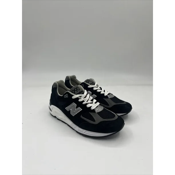 New Balance 990V2 Black Lifestyle Sneakers M990BL2 Men's Size 7.5