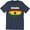 Navy Heather, variant on Men's GHANA Ringer Football Africa Cup Of Nations 2019 Retro Country Top T-Shirt