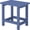 Navy Blue, variant on Weatherproof Outdoor Side Table, HDPE Small Outdoor Table for Adirondack, 16.6-Inch Patio Square End Tables for Garden, Backyard, Porch, Deck, Balcony, Poolside (Black)