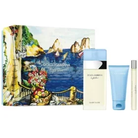set DOLCE & GABBANA LIGHT BLUE DAMA EDT 100 ml y 10 ml. Refreshing body cream 50 ml (3 piezas) Dolce & Gabbana Dolce & Gabbana