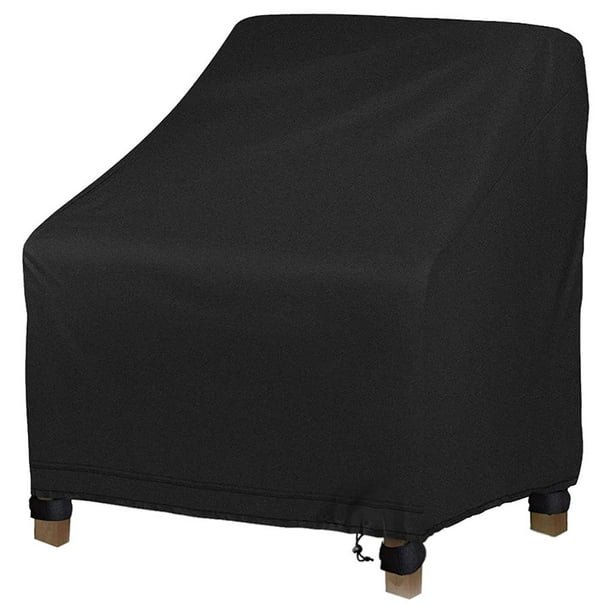 Housses de Chaise de Patio Imperméables avec Protection contre le Vent pour Chaise de Jardin 80x85x92cm (LxWxH)