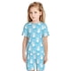 thumbnail image 5 of Balery Skating Poodle Fun Conjunto de Pijama Infantil de Manga Corta con Estampado – Ropa de Dormir de Algodón Suave-3X-Large, 5 of 5