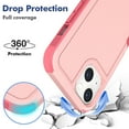 thumbnail image 3 of iPhone 14 Case, Allytech Military Grade Protective Anit-Scratch Shockproof Drop Proof Bumper Defender Back Cover Case for Apple iPhone 14 6.1" - Pink, 3 of 5