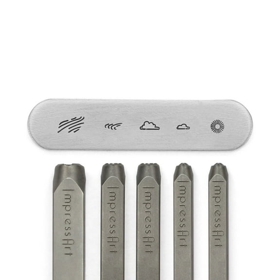 Scene-Building 1 Signature Stamp Pack - Metal Stamping Designs for Jewelry & Crafts