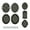 Black, variant on 7PCS Picture Frame Model Figure Doll House Decoration Hollow Frame Furniture For Customizable Miniature Scene Display