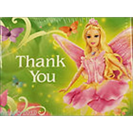 Barbie 'Fairytopia' Thank You Notes w/ Env. (8ct)