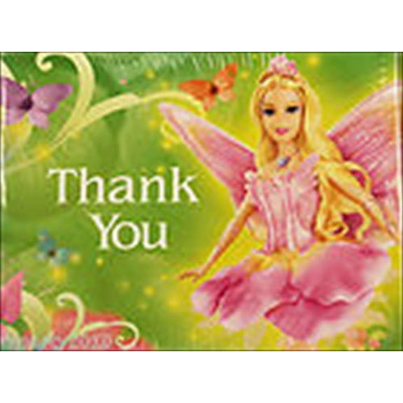 Barbie 'Fairytopia' Thank You Notes w/ Env. (8ct)