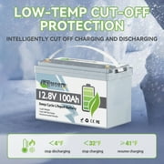 12V 100Ah LiFePO4 Lithium Battery,100A BMS,TCBWORTH Group 31 Battery for RV,Solar,Marine,Camping,Trolling Motor,off-Grid,Backup Power,Motorhome,15000+Deep Cycles