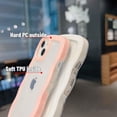 thumbnail image 2 of Clear for iPhone XR Case,Wave Frame Cute Slim Clear iPhone XR Phone Case with Adjustable Lanyard,Shockproof Protective iPhone XR Case for Girl Women, White, 2 of 6
