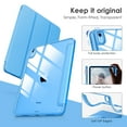thumbnail image 3 of DTTOCASE iPad 10th Generation Case 2022, iPad 10.9 Inch Cover with Clear Transparent Back-Azure, 3 of 7
