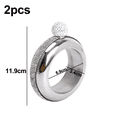 thumbnail image 2 of Flask Bracelet - AB Crystal Cap Creative 304 Pulsera de botella de vino de alcohol de vino de acero inoxidable Ormromra CPB-DE-LYY1137-4, 2 of 5