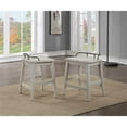 thumbnail image 2 of Steve Silver Pendleton Ivory Wood 27" Counter Stool, 2 of 6