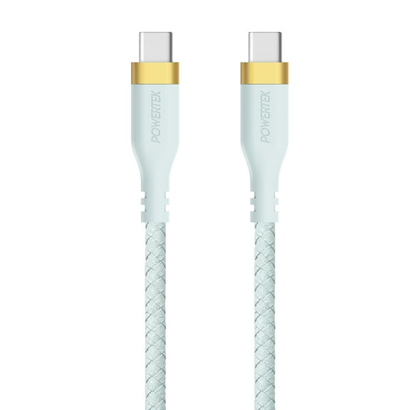Liquipel Powertek Woven USB-C to USB-C - Blue