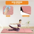 thumbnail image 6 of FDW 4'x6'x2" New Folding Panel Gymnastics Mat, Perfect for Indoor/Outdoor Exercise(Pink), 6 of 7