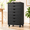 Black/7 Drawers, variant on 7 Drawer Mobile Storage Cabinet with Wheels, Wooden Office Filing Cabinet Dresser Chest, Rolling Storage Organizer Cart for Home, Office, Bedroom