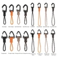 thumbnail image 4 of 1Pcs Multifunction 7-core Keychain Flashlight Small Tool Sports Accessories Key Ring Braid Rope Umbrella Rope Hook Key Lanyard LONG TRIANGLE SAND CAMO, 4 of 8