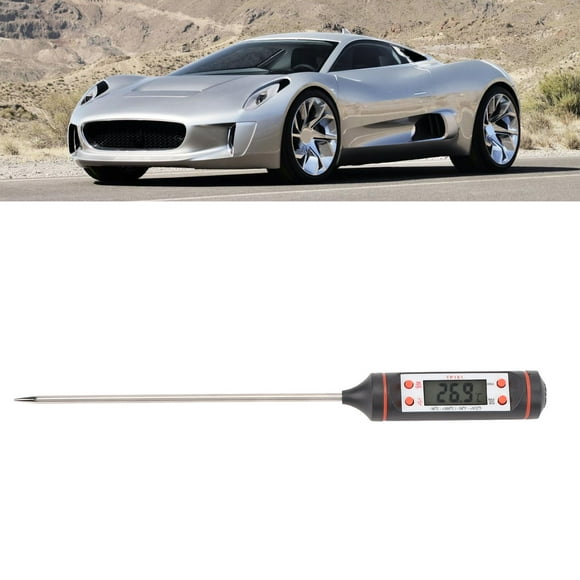 Water Coolant Tank Temperature Tester, Long Lasting Compact Easy Install Car Air Conditioner Thermometer for Vehicle