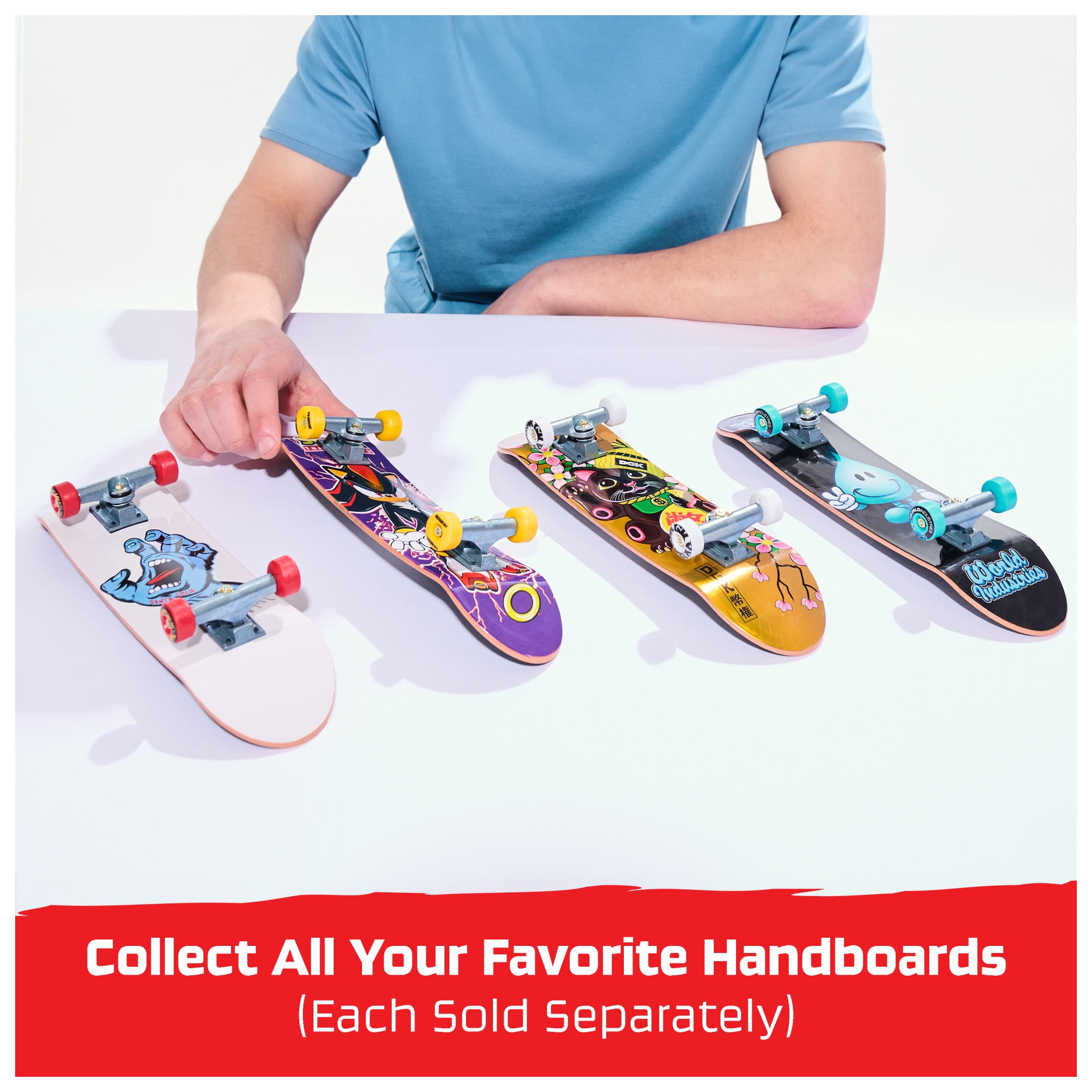 Tech Deck, World Industries Handboard Mini Skateboards, Kids Toys for Ages 6 and up