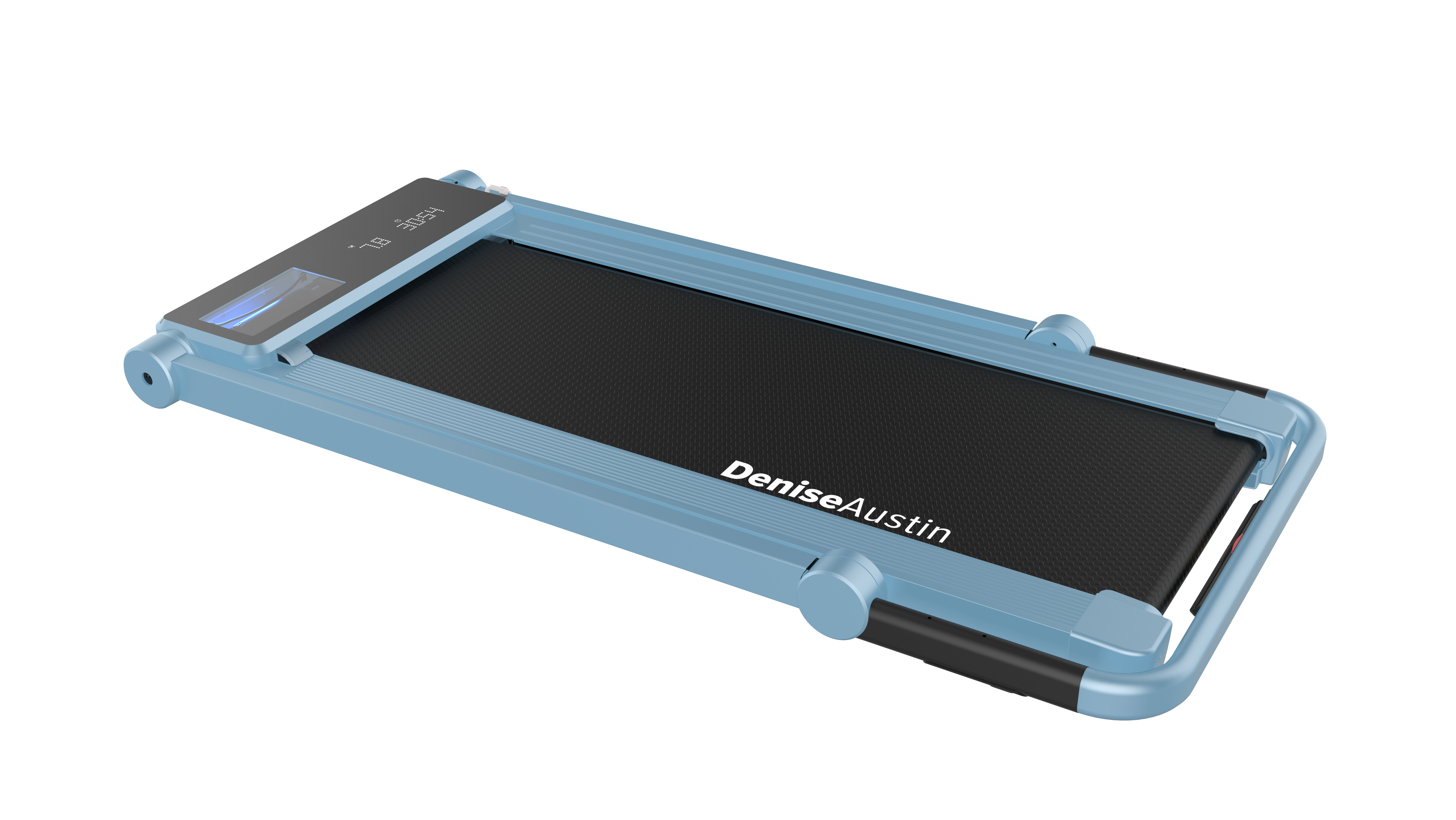Lifesmart TM2202 Denise Austin 3-in-1 Portable Walking Pad Treadmill | Foldable Portable Walk Pad with Desk Tabletop, 2.5HP Quiet & Compact Treadmill for Home/Office (Powdered Blue)