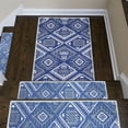 thumbnail image 6 of SUSSEXHOME  Heavy Duty Ultra Thin Non Slip Washable Cotton Indoor Rug - 2' x 3' Navy Runner,Rectangle, 6 of 10