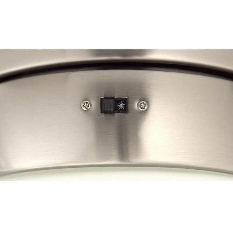 Harbor Breeze Mazon 44-in Nickel LED Indoor Flush Mount Harbor Breeze Mazon 44-in Nickel LED Indoor Flush Mount