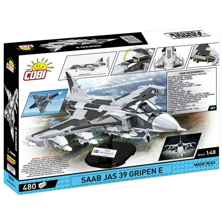 COBI SAAB JAS 39 GRIPEN E 1:48 グリペン Amazon.com: COBI Armed Forces SAAB JAS 39 Gripen E Plane