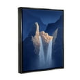 thumbnail image 3 of Stupell Two Waterfalls Nighttime Peaks Landscape Painting Black Floater Framed Art Print Wall Art, 3 of 6