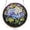 b, variant on Sunlit Mosaic 7.5" Acrylic Jigsaw Puzzle Suncatcher, Round Stained Glass Effect Window Hanging Decor with Chain, DIY Craft Art for Home Living Room, Thoughtful Gift