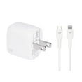 thumbnail image 2 of Monoprice 20W Wall Charger with 4' Lightning to USB-C Cable - MFi Certified, Fast Charge, Foldable USBC Block, 2 of 6