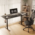 thumbnail image 4 of VVENACE Electric Standing Desk, Office Desk, Computer Desk, 63 inch 4 Memory Height Ergonomic Sit Stand up Desk, Height Adjustable Desk, Black, 2 Split Boards, 4 of 12