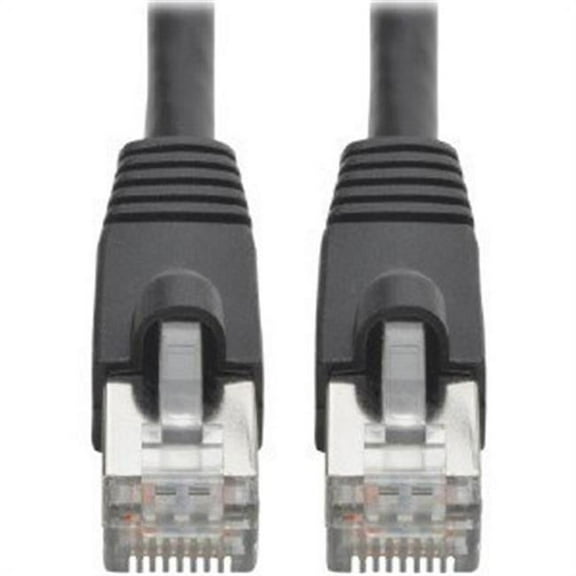 1 ft. CAT6A Snagless Shielded STP Patch Cable, Black