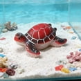 thumbnail image 1 of Figurita de resina que brilla en la oscuridad con adorno de mini acuario de tortuga, decoración fluorescente de tortuga para acuario, pequeña decoración acuática para bettas y nanoacuarios, 1 of 6