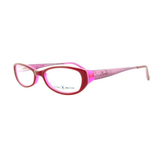 LUCKY BRAND Eyeglasses BEACH TRIP Burgundy 46MM
