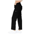 thumbnail image 4 of WENWU Pants for Women Ladies Casual Pants Black Work Pants Women Lounge Pants Womens High Waisted Pants Fall Pants, 4 of 9