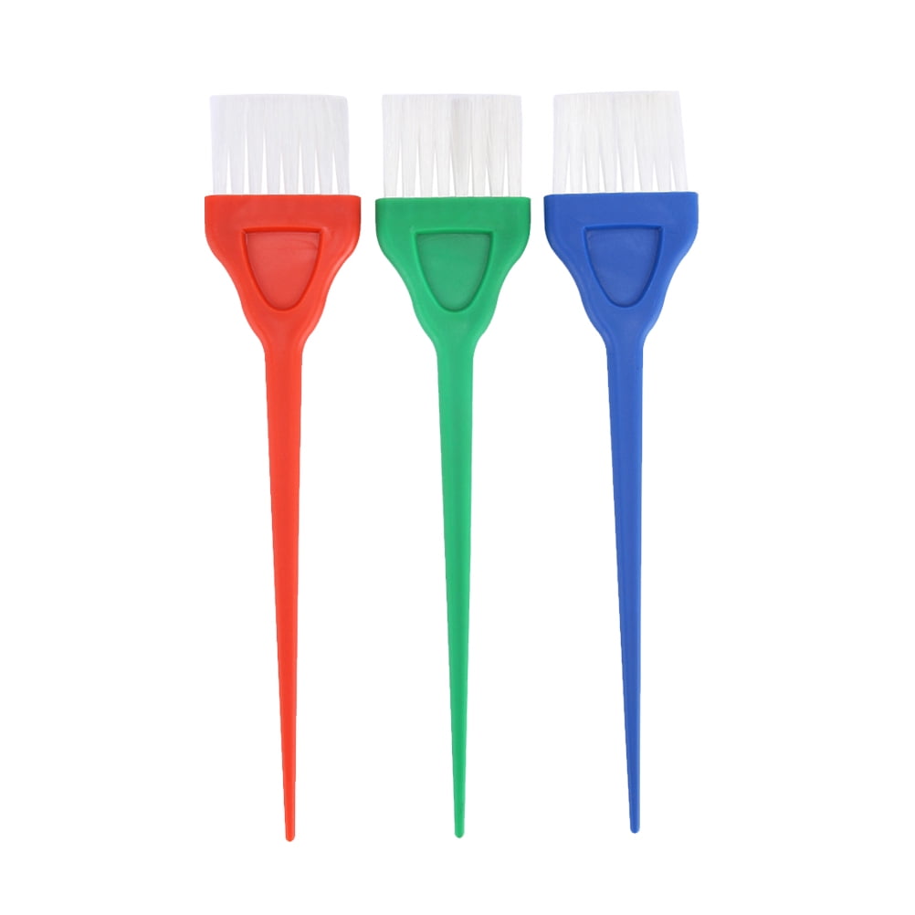 3PCS Professional Hair Coloring Brush Plastic Hair Dye Applicator Nylon