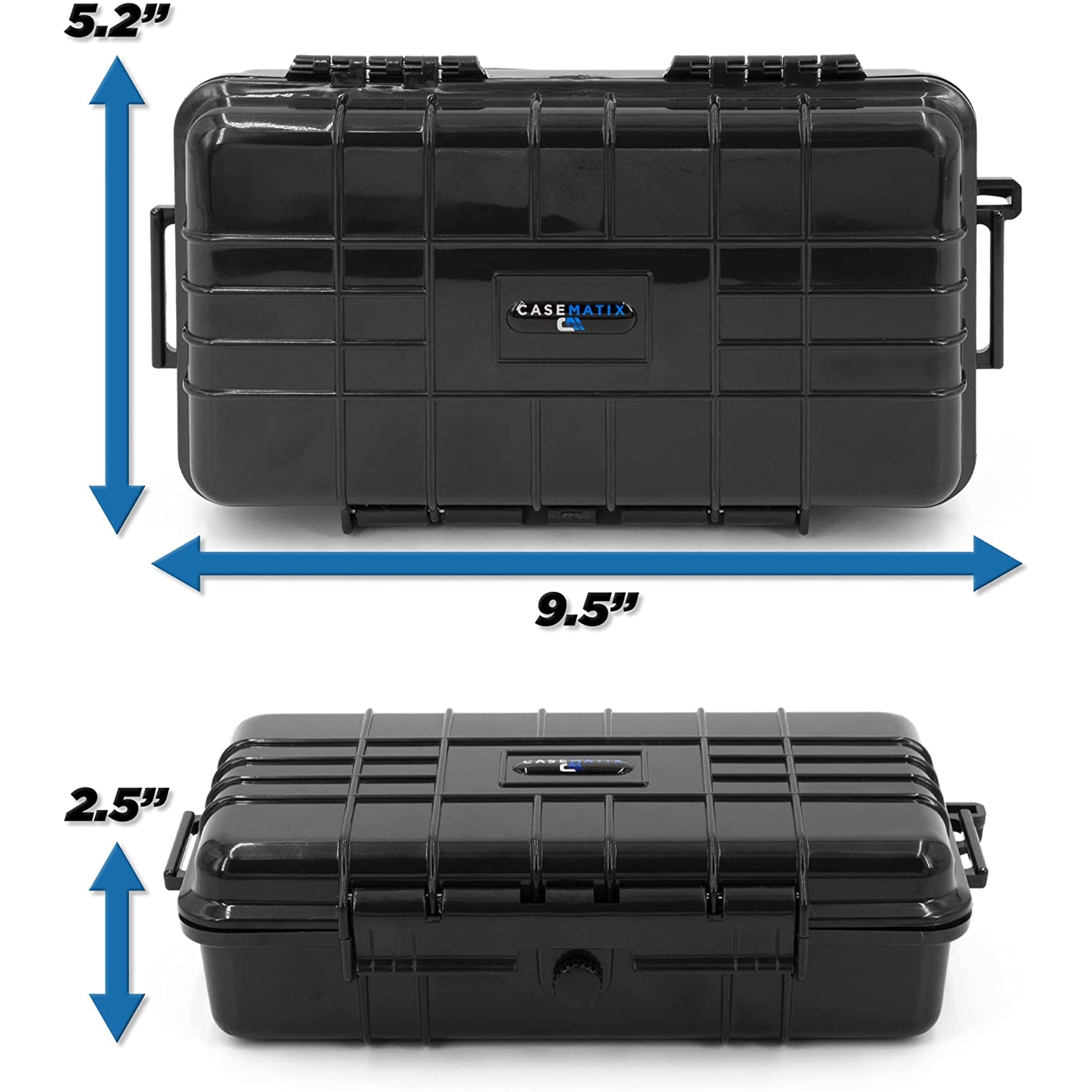 CASEMATIX Coin Collection Storage Fits 30+ Coin Holder Capsules for Silver Dollar, American Silver Eagle and More