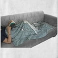 thumbnail image 6 of Saying Soft Flannel Fleece Throw Blanket, Mountain Peaks Never Stop Dreaming Goal Success Aspiration Print, Cozy Plush for Indoor and Outdoor Use, 50" x 60", Pale Green White, by Ambesonne, 6 of 6