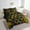 Black Orange, variant on Erosebridal Black Blue Geometric Bed in a Bag Twin Size, Hexagon Honeycomb Bed Set, Reversible 7 Pieces