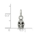 thumbnail image 2 of Sterling Silver Antiqued Skull Charm, 2 of 2