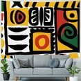 thumbnail image 4 of JRXY Urban Tribal Pattern Tapestry - High-Quality Short Plush, Soft and Lightweight Painting, 4 of 6