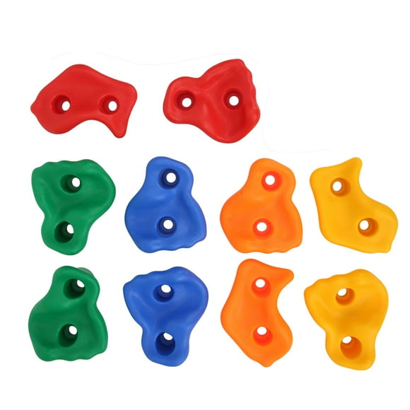 Comfortable to Grip Children Climbing Holds, Rock Has Texture Fashionable Appearance Rock Climbing Holds, Climbing Wall Accessory for Children Kids