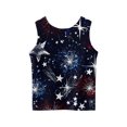 thumbnail image 4 of Grblisyd July 4th Girls Tank Tops Size 10-12 Patriotic Sleeveless Crew Neck Shirt American Flag Tee Shirt, 4 of 5