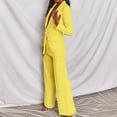thumbnail image 4 of EASYBRAUS Women Professional Pants Suit Set Spring Summer 2025 Elegant Long Sleeve Office Outfit S-5XL, 4 of 6