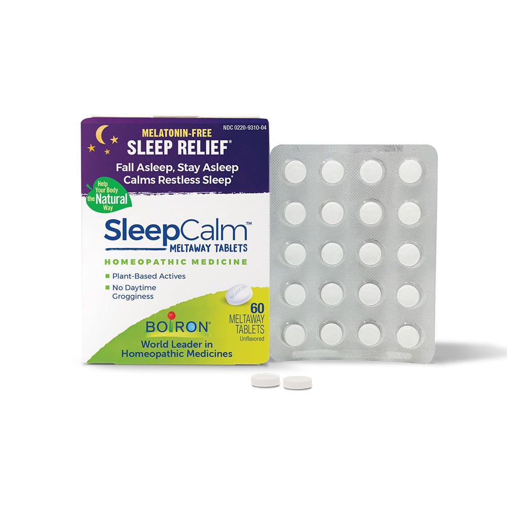 Boiron SleepCalm Tablets Sleep Relief, Fall Asleep, Stay Asleep, Calms ...