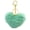 Green, variant on Keychain Fluffy Heart Charm Key Ring Artificial Faux Rabbit Fur Keychain Bag Pendant Car Key Decoration Luggage Tag Accessory