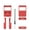 Red, variant on Silicone Protective Case for Trimui Brick Gaming Console Soft Anti-Drop Anti-Scratch Protective Cover Simple Solid Color Case with Lanyard