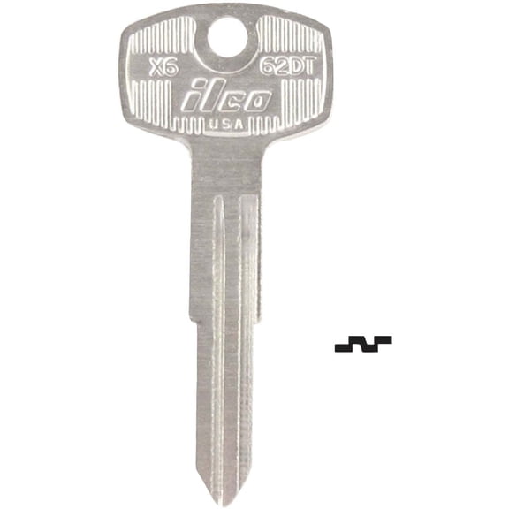 Ilco X6 Datsun DA22 Key Blanks Bag of 10