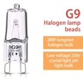 thumbnail image 2 of Lámpara halógena G9, 10 bombillas halógenas G9 de iluminación 28 W 230 V 370 lm 2800 K blanco cálido regulable (10 unidades de blanco cálido) brillar Electrónica, 2 of 5